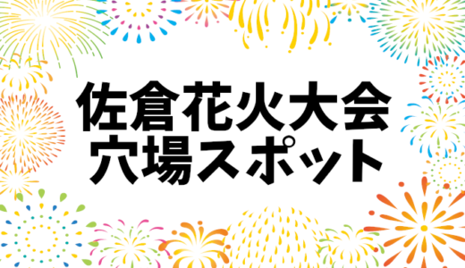 佐倉花火大会2024: 無料穴場スポット⑤選&無料観覧席情報